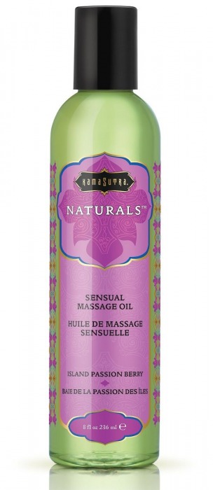 Массажное масло Naturals Island Passion Berry с ароматом тропических фруктов - 236 мл. - Kama Sutra - купить с доставкой в Волгодонске