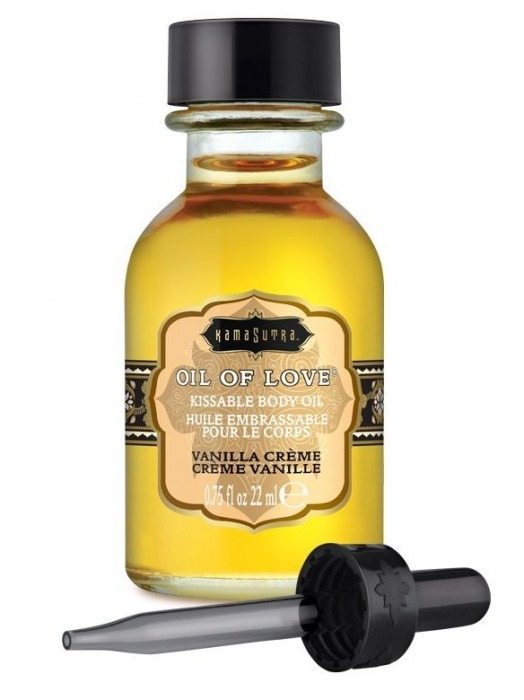 Масло для ласк с ароматом ванили Oil of Love Vanilla Creme - 22 мл. - Kama Sutra - купить с доставкой в Волгодонске