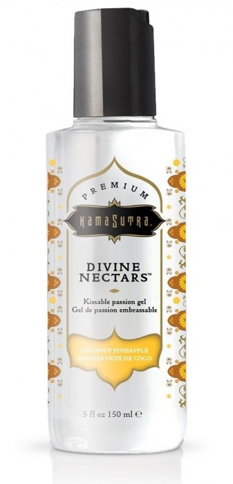 Гель-лубрикант на водной основе Divine Nectars Vanilla с ароматом ванили - 150 мл. - Kama Sutra - купить с доставкой в Волгодонске