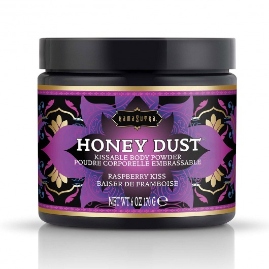 Пудра для тела Honey Dust Body Powder с ароматом малины - 170 гр. - Kama Sutra - купить с доставкой в Волгодонске