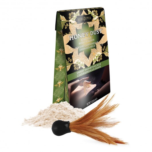 Пудра для тела Honey Dust Body Powder с ароматом жимолости - 28 гр. - Kama Sutra - купить с доставкой в Волгодонске