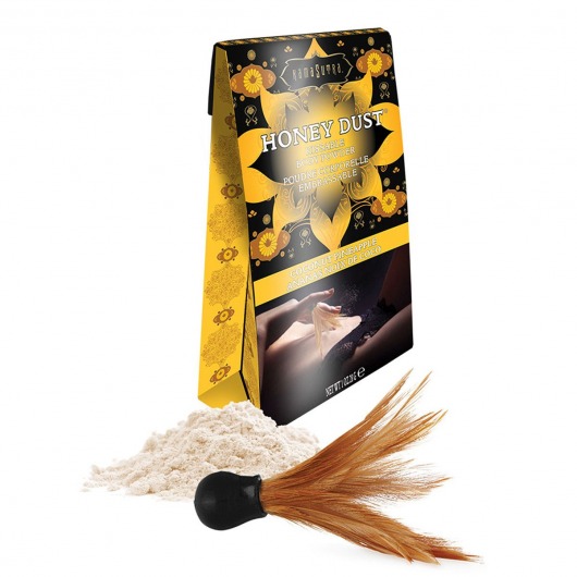 Пудра для тела Honey Dust Body Powder с ароматом кокоса и ананаса - 28 гр. - Kama Sutra - купить с доставкой в Волгодонске