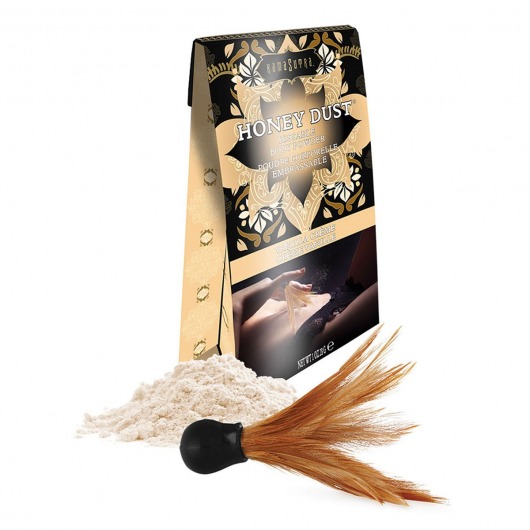 Пудра для тела Honey Dust Body Powder с ароматом ванили - 28 гр. - Kama Sutra - купить с доставкой в Волгодонске