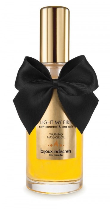 Массажное масло Light My Fire с ароматом карамели - 100 мл. - Bijoux Indiscrets - купить с доставкой в Волгодонске