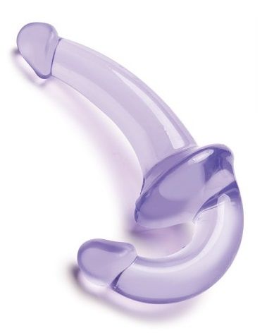Фиолетовый безремневой страпон Strapless Strap-On - Lux Fetish - купить с доставкой в Волгодонске
