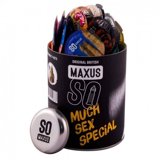 Текстурированные презервативы в кейсе MAXUS So Much Sex - 100 шт. - Maxus - купить с доставкой в Волгодонске