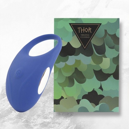 Синее кольцо с вибрацией Thor Cockring - FeelzToys - в Волгодонске купить с доставкой
