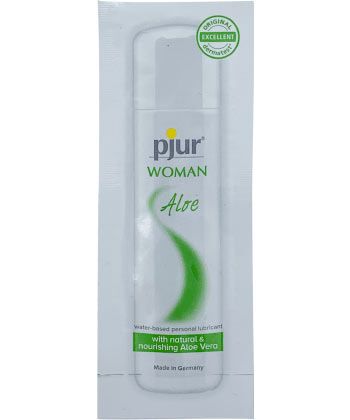 Лубрикант на водной основе pjur WOMAN Aloe - 2 мл. - Pjur - купить с доставкой в Волгодонске
