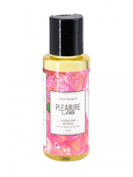 Массажное масло Pleasure Lab Delicate с ароматом пиона и пачули - 50 мл. - Pleasure Lab - купить с доставкой в Волгодонске