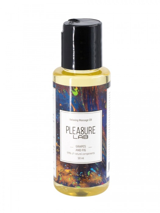Массажное масло Pleasure Lab Relaxing с ароматом винограда и инжира - 50 мл. - Pleasure Lab - купить с доставкой в Волгодонске