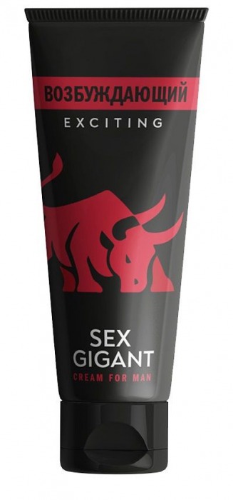Возбуждающий крем для мужчин Sex Gigant - 80 мл. - Миагра - купить с доставкой в Волгодонске