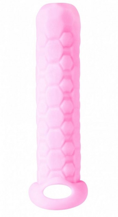 Розовый фаллоудлинитель Homme Long - 13,5 см. - Lola Games - в Волгодонске купить с доставкой