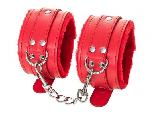 Красные оковы Anonymo из искусственной кожи - ToyFa - купить с доставкой в Волгодонске