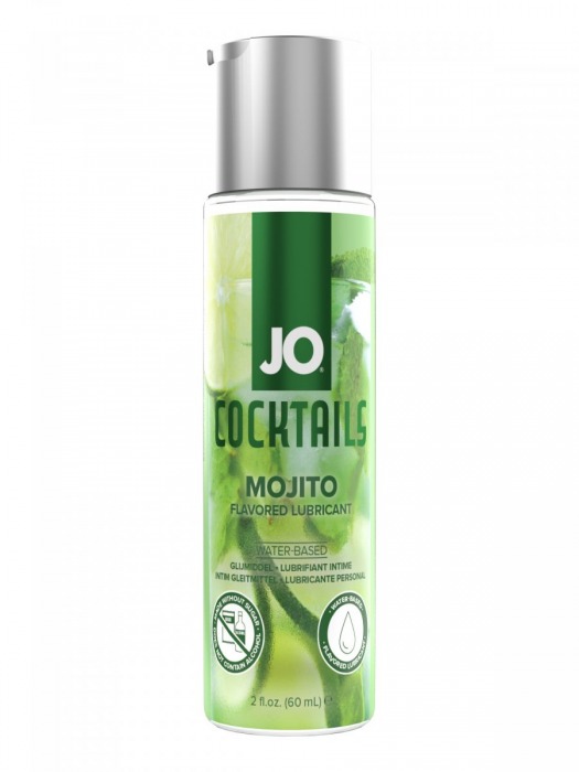 Вкусовой лубрикант на водной основе JO Cocktails Mojito - 60 мл. - System JO - купить с доставкой в Волгодонске
