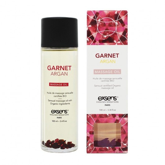 Органическое массажное масло GARNET ARGAN - 100 мл. - Exsens - купить с доставкой в Волгодонске
