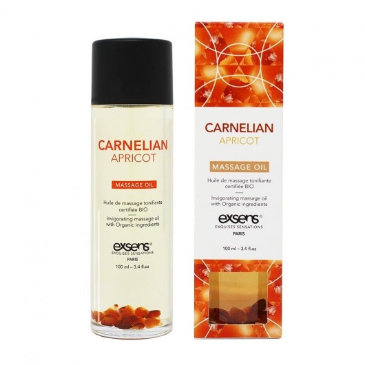 Органическое массажное масло CARNELIAN APRICOT - 100 мл. - Exsens - купить с доставкой в Волгодонске