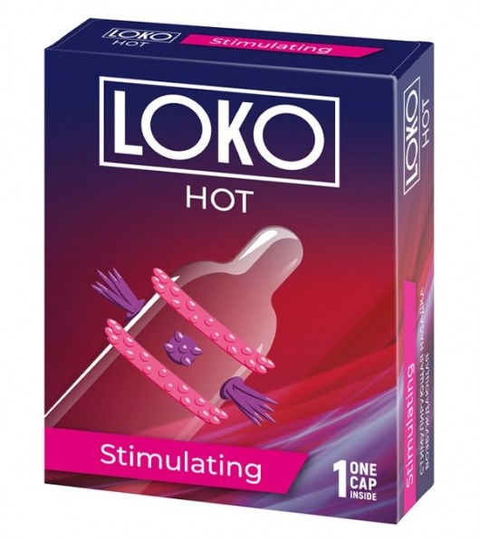 Стимулирующая насадка на пенис LOKO HOT с возбуждающим эффектом - Sitabella - в Волгодонске купить с доставкой