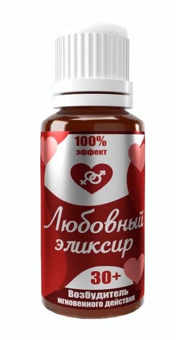Возбудитель  Любовный эликсир 30+  - 20 мл. - Миагра - купить с доставкой в Волгодонске