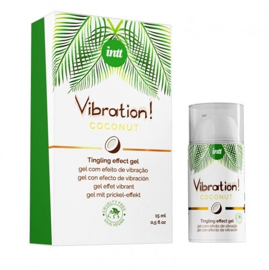 Возбуждающий гель с ароматом кокоса Vibration Coconut - 15 мл. - INTT - купить с доставкой в Волгодонске