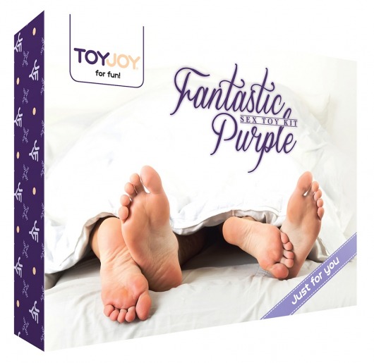 Эротический набор FANTASTIC PURPLE SEX TOY KIT - Toy Joy - купить с доставкой в Волгодонске