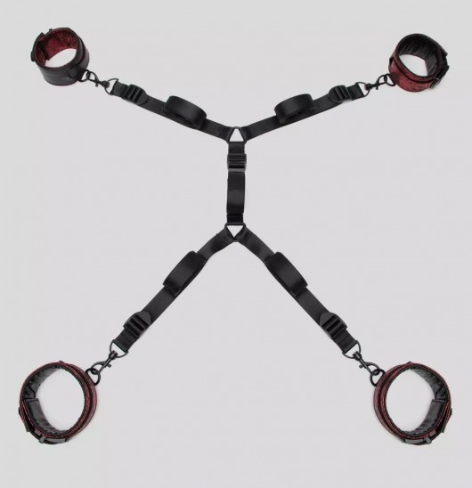 Изысканный набор фиксаций на кровати Reversible Under Mattress Restraint Set - Fifty Shades of Grey - купить с доставкой в Волгодонске