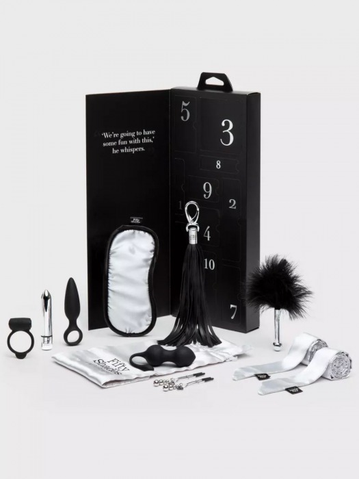Эротический набор Pleasure Overload 10 Days of Play Gift Set - Fifty Shades of Grey - купить с доставкой в Волгодонске