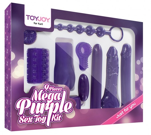 Эротический набор Toy Joy Mega Purple - Toy Joy - купить с доставкой в Волгодонске