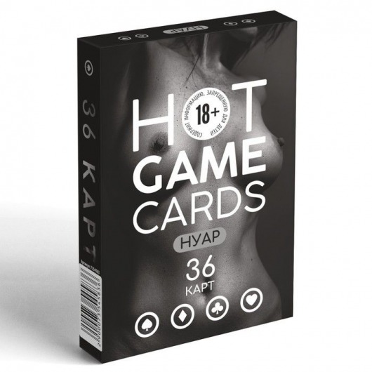 Игральные карты HOT GAME CARDS НУАР - 36 шт. - Сима-Ленд - купить с доставкой в Волгодонске