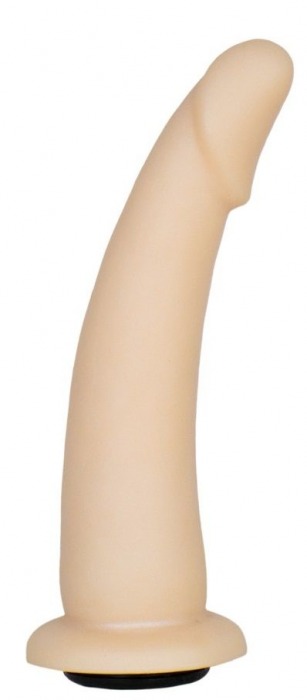 Телесная гладкая насадка-фаллоимитатор Harness - 17 см. - LOVETOY (А-Полимер) - купить с доставкой в Волгодонске