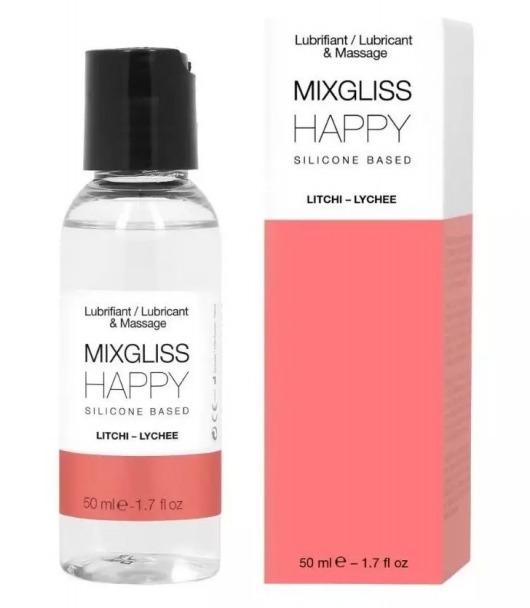 Смазка на силиконовой основе Mixgliss Happy - 50 мл. - Mixgliss - купить с доставкой в Волгодонске