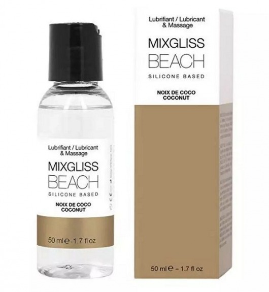 Смазка на силиконовой основе Mixgliss Beach - 50 мл. - Mixgliss - купить с доставкой в Волгодонске