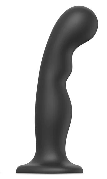 Черная насадка Strap-On-Me Dildo Plug P G size XXL - Strap-on-me - купить с доставкой в Волгодонске