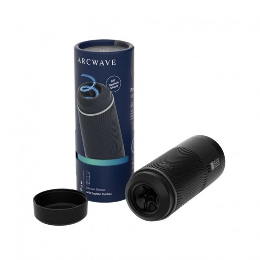 Черный мастурбатор с контролем всасывания Arcwave Pow Stroker - Arcwave - в Волгодонске купить с доставкой