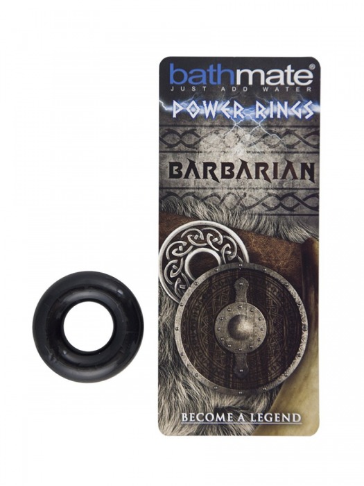 Чёрное эрекционное кольцо Barbarian - Bathmate - в Волгодонске купить с доставкой