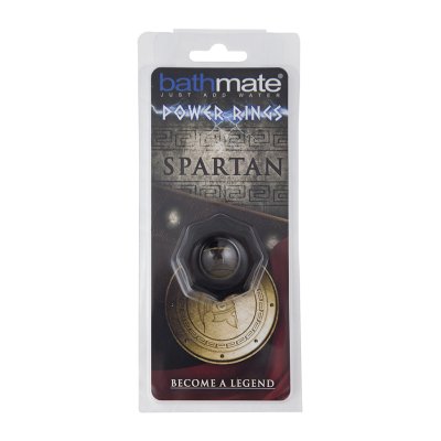 Чёрное эрекционное кольцо Spartan - Bathmate - в Волгодонске купить с доставкой