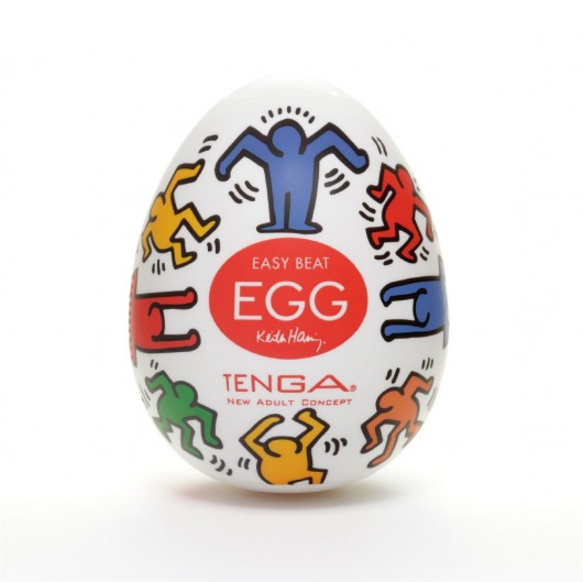 Мастурбатор-яйцо Keith Haring EGG DANCE - Tenga - в Волгодонске купить с доставкой