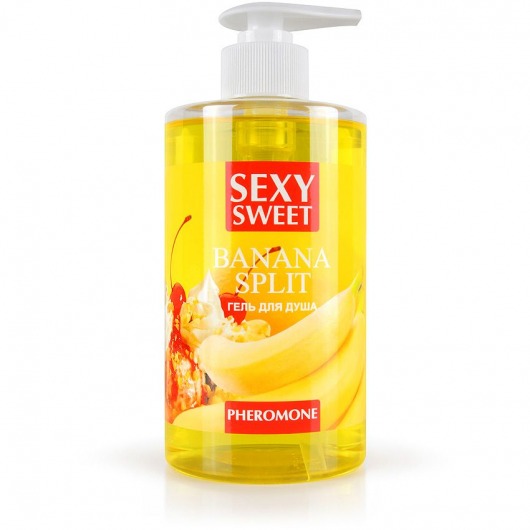 Гель для душа Sexy Sweet Banana Split с ароматом банана и феромонами - 430 мл. -  - Магазин феромонов в Волгодонске