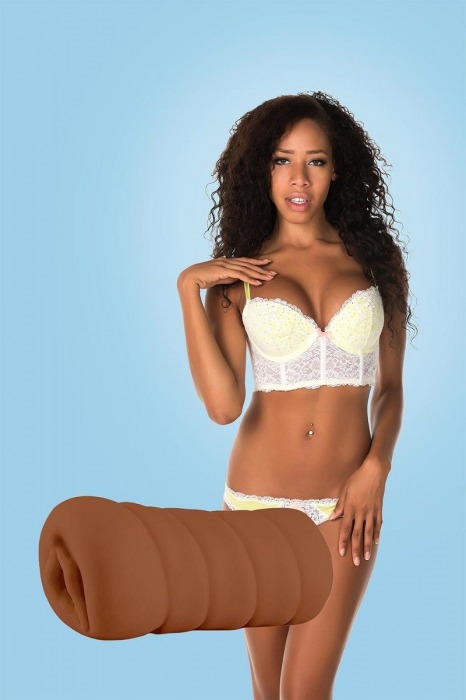 Коричневый мастурбатор-вагина BRIANNA - Dream Toys - в Волгодонске купить с доставкой