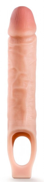 Телесная насадка на пенис 10 Inch Cock Sheath Extender - 25 см. - Blush Novelties - в Волгодонске купить с доставкой