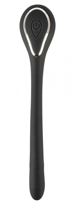 Черный гибкий уретральный стимулятор с вибрацией Vibrating Bendable Dilator - 13,5 см. - Orion - купить с доставкой в Волгодонске