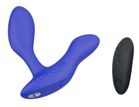 Синий анальный вибратор We-Vibe Vector+ - We-vibe - в Волгодонске купить с доставкой