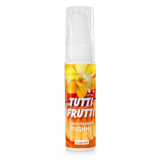 Интимный гель на водной основе Tutti-Frutti  Ванильный пудинг  - 30 гр. - Биоритм - купить с доставкой в Волгодонске