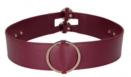 Бордовый ремень Halo Waist Belt - размер L-XL - Shots Media BV - купить с доставкой в Волгодонске