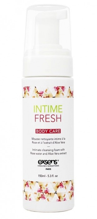 Органическая интимная очищающая пенка Intime Fresh - 150 мл. - Exsens - купить с доставкой в Волгодонске