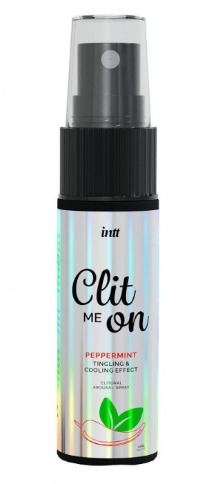 Клиторальный возбуждающий спрей Clit Me On Peppermint - 12 мл. - INTT - купить с доставкой в Волгодонске