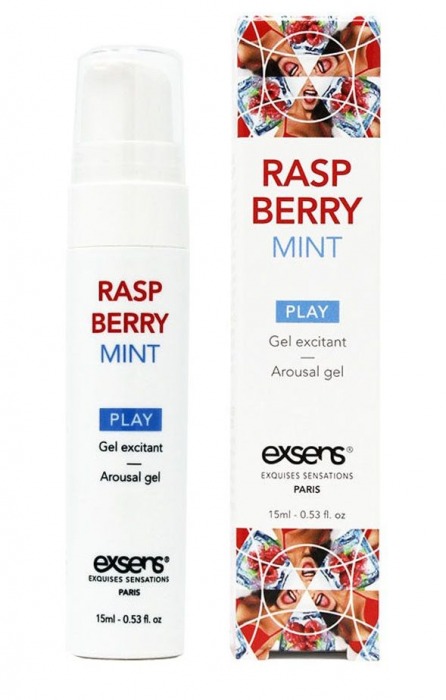 Возбуждающий гель Raspberry Mint с ароматом малины и мяты - 15 мл. - Exsens - купить с доставкой в Волгодонске
