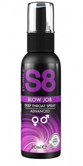 Лубрикант для орального секса S8 Deep Throat Spray - 30 мл. - Stimul8 - купить с доставкой в Волгодонске
