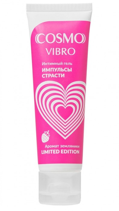 Возбуждающий гель на водно-силиконовой основе Cosmo Vibro с ароматом земляники - 50 гр. - Биоритм - купить с доставкой в Волгодонске