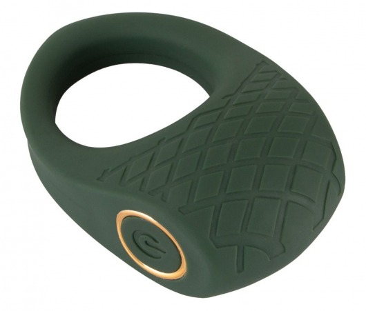 Зеленое эрекционное виброкольцо Luxurious Vibro Cock Ring - Orion - в Волгодонске купить с доставкой