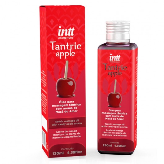 Массажное масло Tantric Apple с ароматом яблока - 130 мл. - INTT - купить с доставкой в Волгодонске